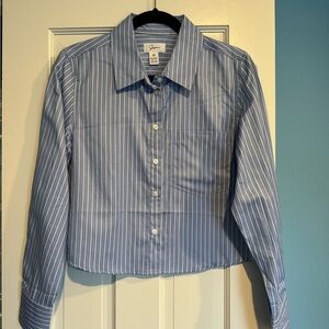 Light Blue Striped Shirt